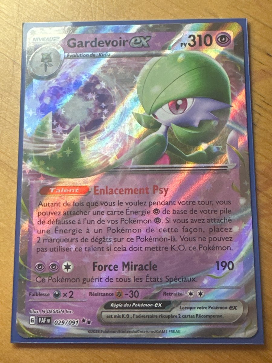 Recto de Gardevoir-ex