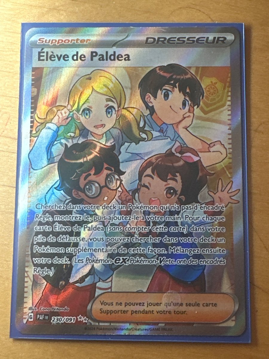 Recto de Élève de Paldea