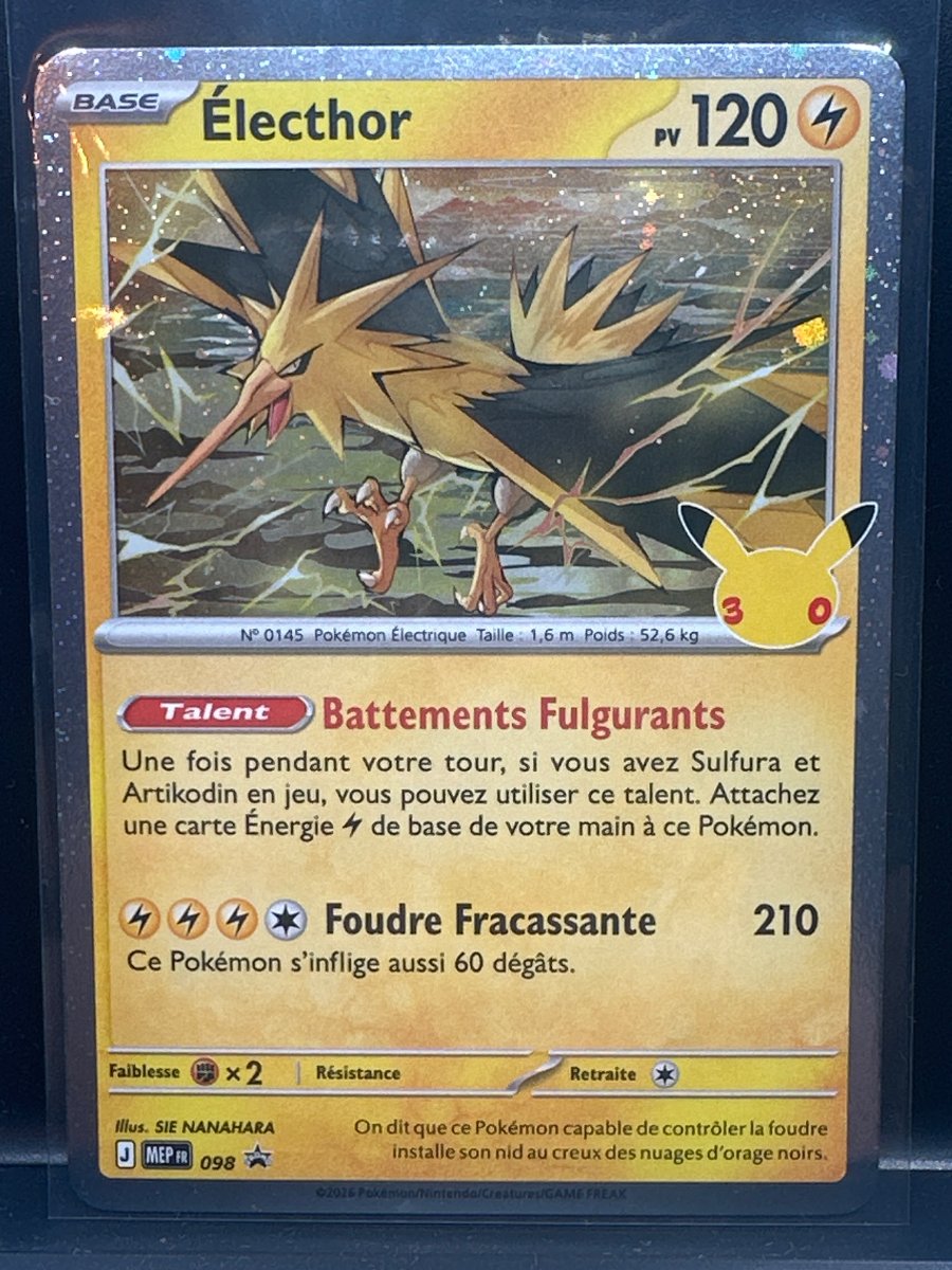 Recto de Zapdos