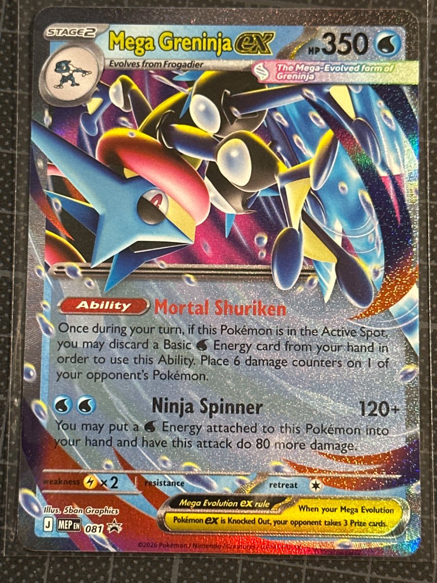 Recto de Mega Greninja ex