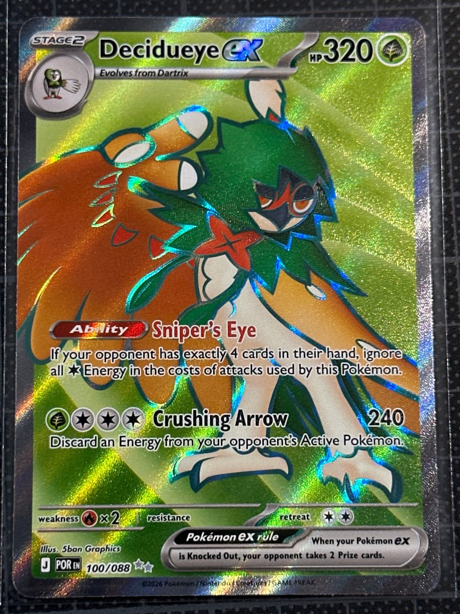 Recto de Decidueye ex